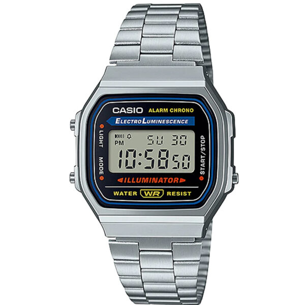 Casio A168WA-1WDF Men’s Classic Stainless Steel Small Watch