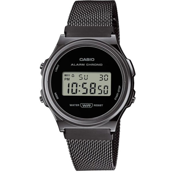 Casio A171WEMB-1ADF Unisex Black Digital Vintage Retro Watch
