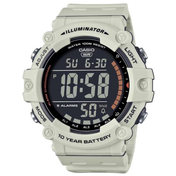 Casio AE-1500WH-8B2V Men’s Standard Digital White Resin Strap Watch