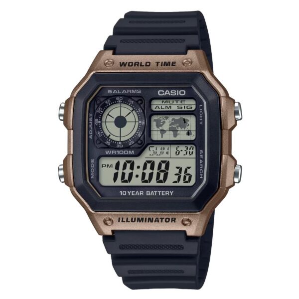 Casio AE1200WH-5AV Digital Multi-functional Resin Watch