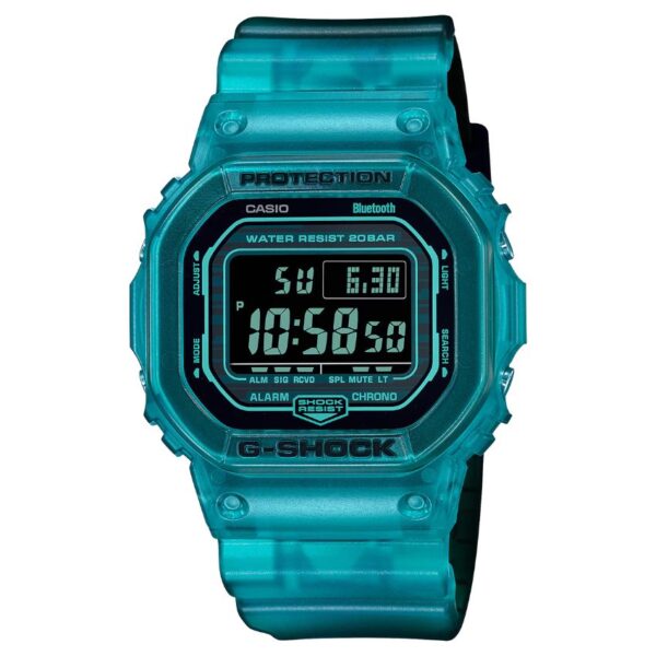 Casio DW-B5600G-2DR G-Shock Men’s Turquoise Resin Watch