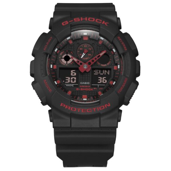 Casio G-Shock GA-100BNR-1ADR Men Black Dial Analog-Digital