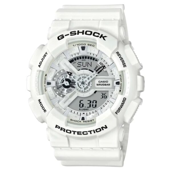 Casio GA-110MW-7ADR G-Shock Men’s White Resin Watch