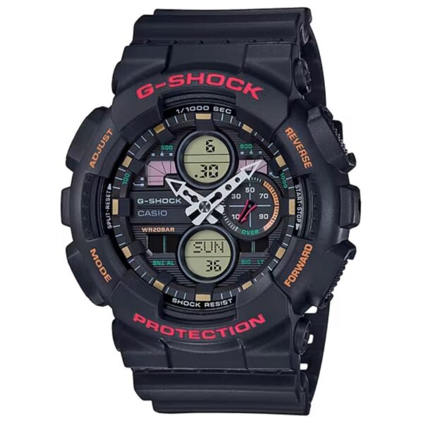 Casio GA-140-1A4DR Men’s G-Shock Analog Quartz Black Resin EX-Large Watch