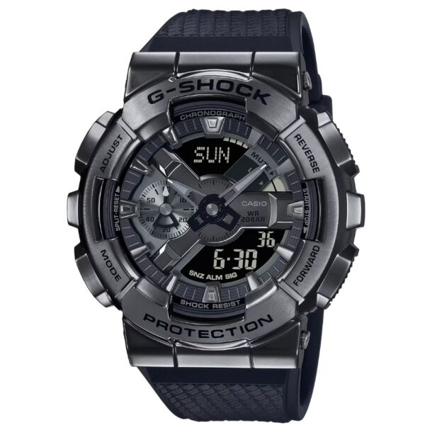 Casio GM-110BB-1ADR G-Shock Men’s Black Resin Watch – 49mm