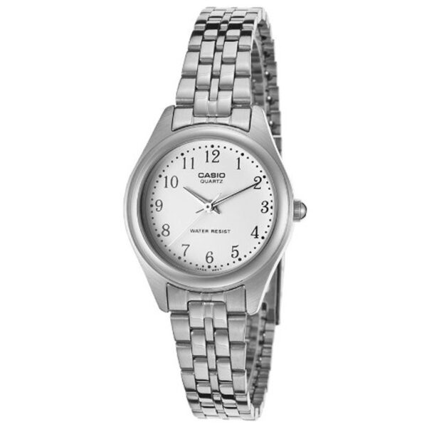 Casio LTP-1129A-7BRDF Women’s White Dial Bracelet Small Watch