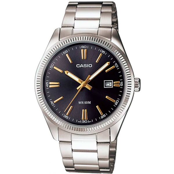 Casio MTP-1302D-1A2VDF Men’s Enticer Black Dial Small Watch