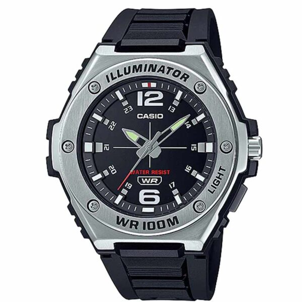 Casio MWA-100H-1AVDF Men’s Analog Black Resin Watch 
