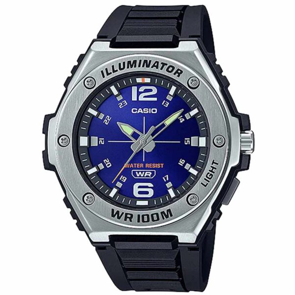 Casio MWA-100H-2AVDF Men’s Analog Blue Dial Resin Strap Watch