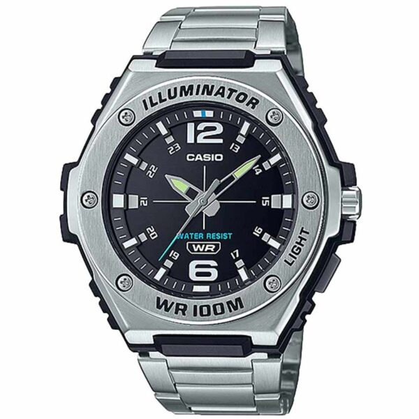 Casio MWA-100HD-1AVDF Men’s Analog Stainless Steel Bracelet Watch