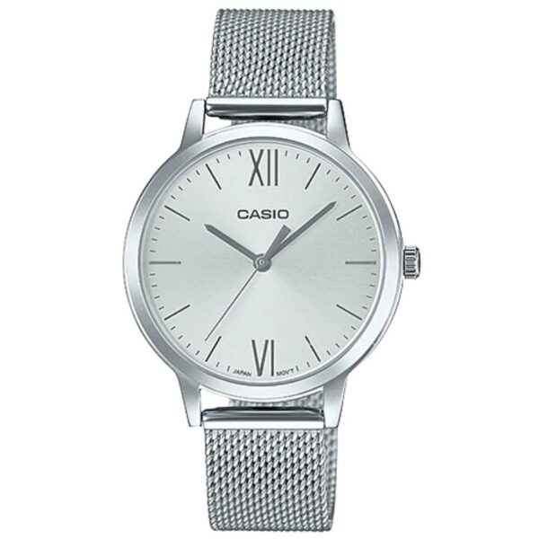 Casio LTP-E157M-7ADF Women’s Enticer Stainless Steel Mesh Bracelet Watch